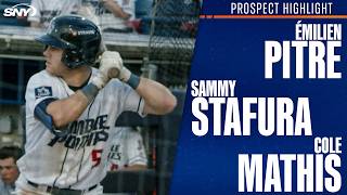 Information Emilien Pitre, Sammy Stafura and Cole Mathis | Mets Prospect Highlights News