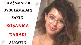 Sanırım-Galiba BOŞANIYORUZ!