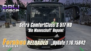 Fernbus Simulator | 'Die Mannschaft' Repaint | Setra ComfortClass S 517 HD screenshot 4