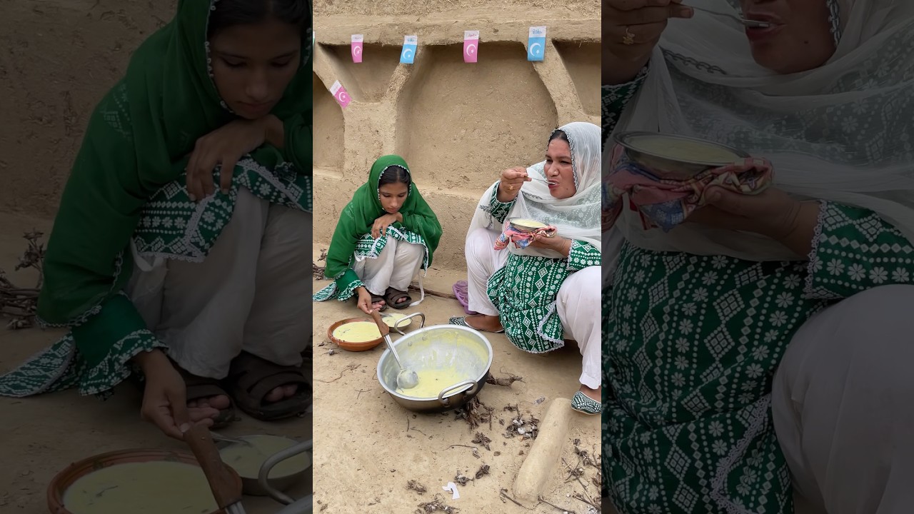 Sweet dish #food #villagerlifestyle #villagelife #shortvideo