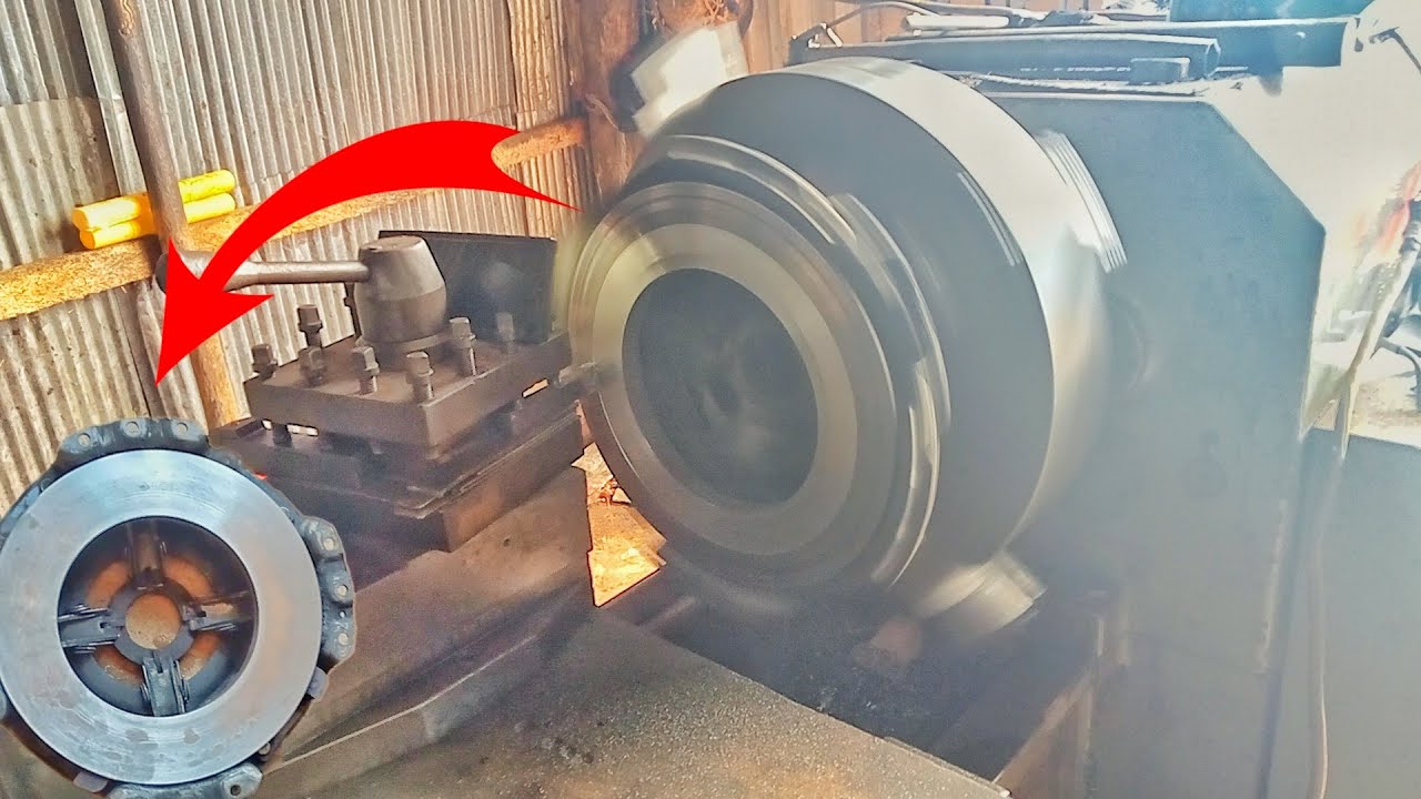 How to Resurface Clutch Pressure Plate Lining and Polish of Pressure