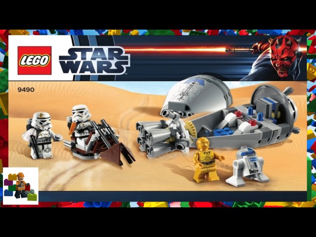 LEGO instructions - Wars - 9490 Droid Escape - YouTube