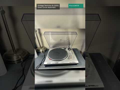 Listed $168 vs $250 Market — Vintage Technics SL-D202 Direct Drive Automatic Tu…