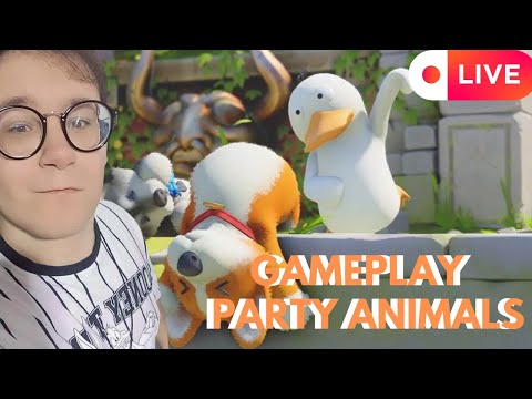 PARTY ANIMALS GAMEPLAY (AO VIVO) NO (PS5)😎
