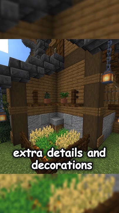 how-to-improve-fishing-cottage-minecraft-minecraftshorts-shorts