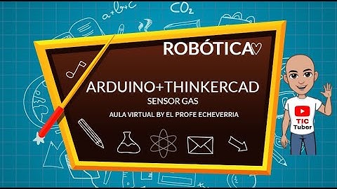 Sensor de Gas+Arduino+Thinkercad