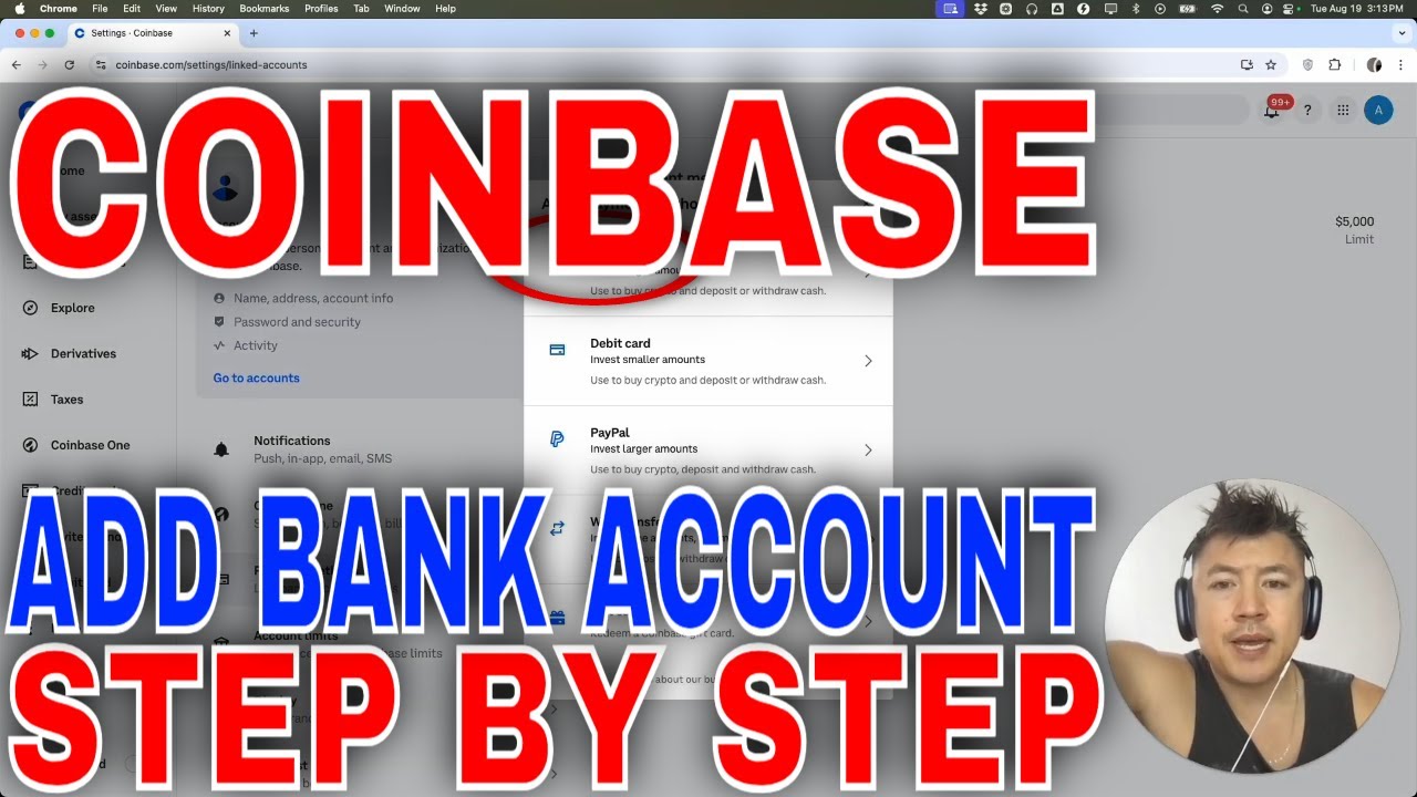 ✅ How To Connect Your Bank Account To Coinbase🔴