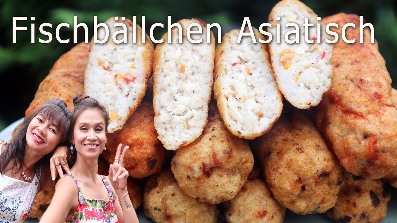 Thai Chinesische Fischbällchen Frittiert Rezept | Fischstäbchen ...