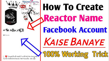 How To Unique Name Facebook Account 2023 || Reactor Name Fb id kaise Banaye 2023