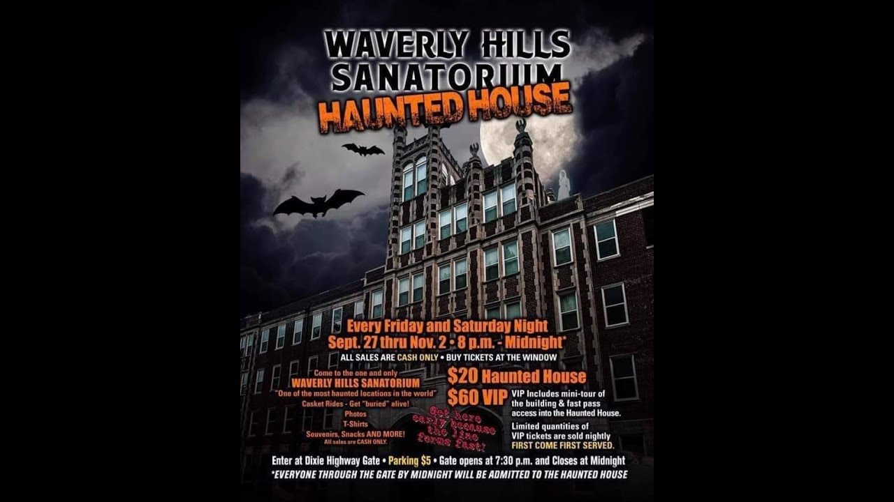 WAVERLY HILLS SANITORIUM HAUNTED HOUSE PROMO 2019 YouTube