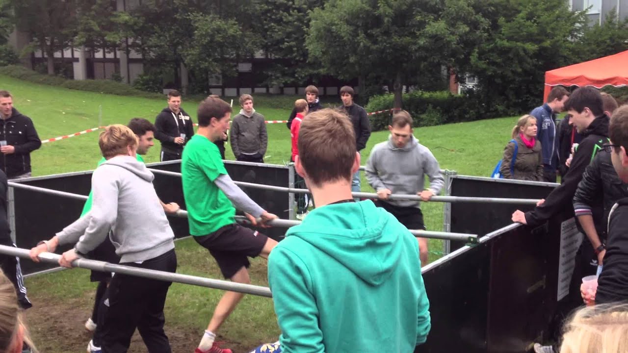 Human Foosball Court YouTube