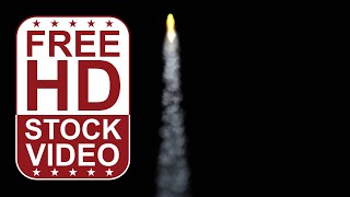 Free Stock Videos – rocket bursting with flames and smokes on black background 2D animation