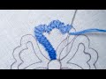 Unique Flower  Hand Embroidery Braid Stitch Design / Easy Flower Embroidery Tutorial