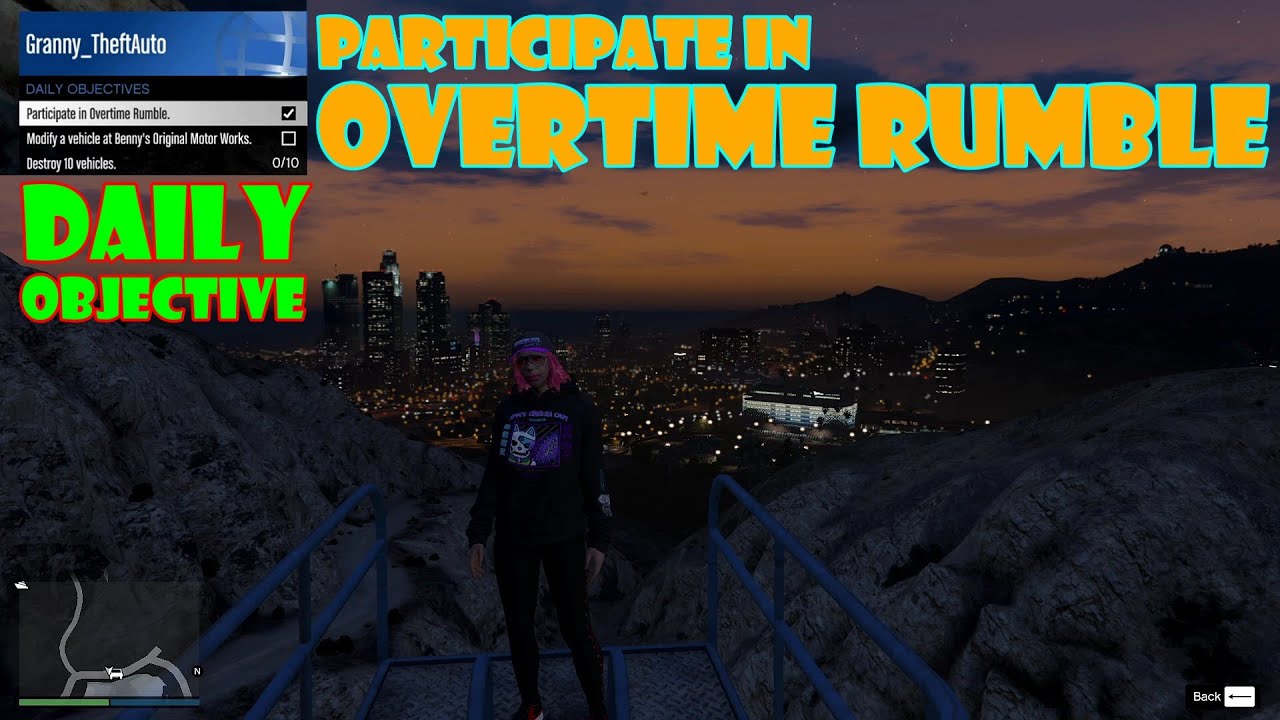 Participate in Overtime Rumble Daily Challenges GTA Online YouTube