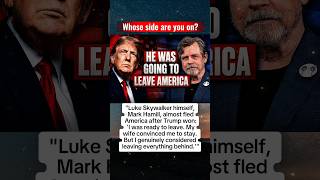 Mark Hamill Almost LEFT America After Trump Won! #markhamill #donaldtrump