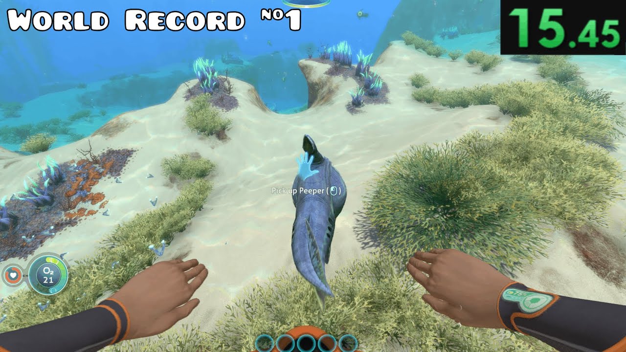 Subnautica, But I Speedrun Stupid World Records!