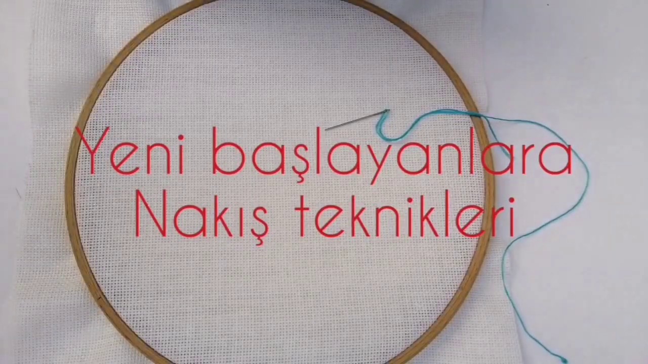 Yeni işler peşindeyiz nakışa başlangıç kolay nakış teknikleri