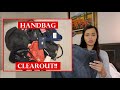 HANDBAG CLEAR OUT AND DECLUTTER! GETTING RID OF MY HANDBAGS!