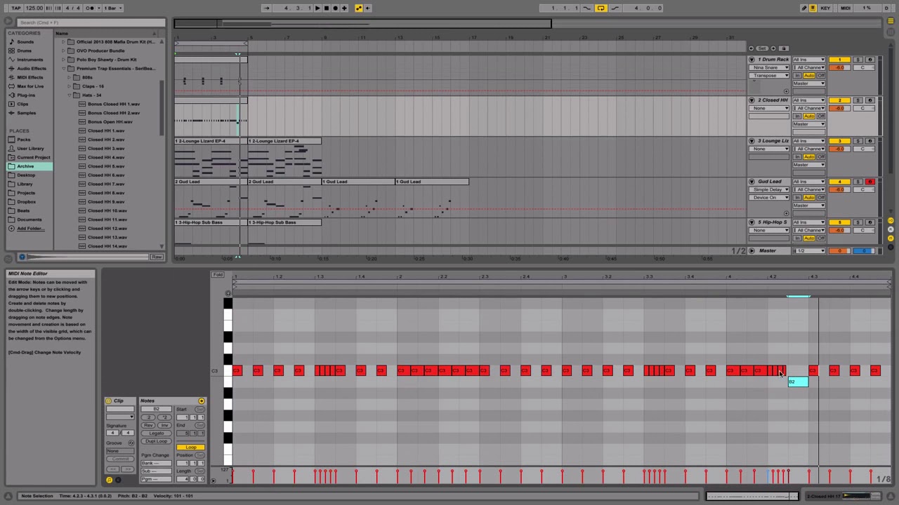 Making a Beat Like Yung Gud HARD Trap Tutorial  808 Sound Design (Deleted Seribeats video)