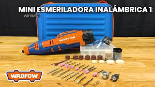 Wry1M121 Mototool Inalámbrico Wadfow 12V 1.5Ah Con 117 Piezas