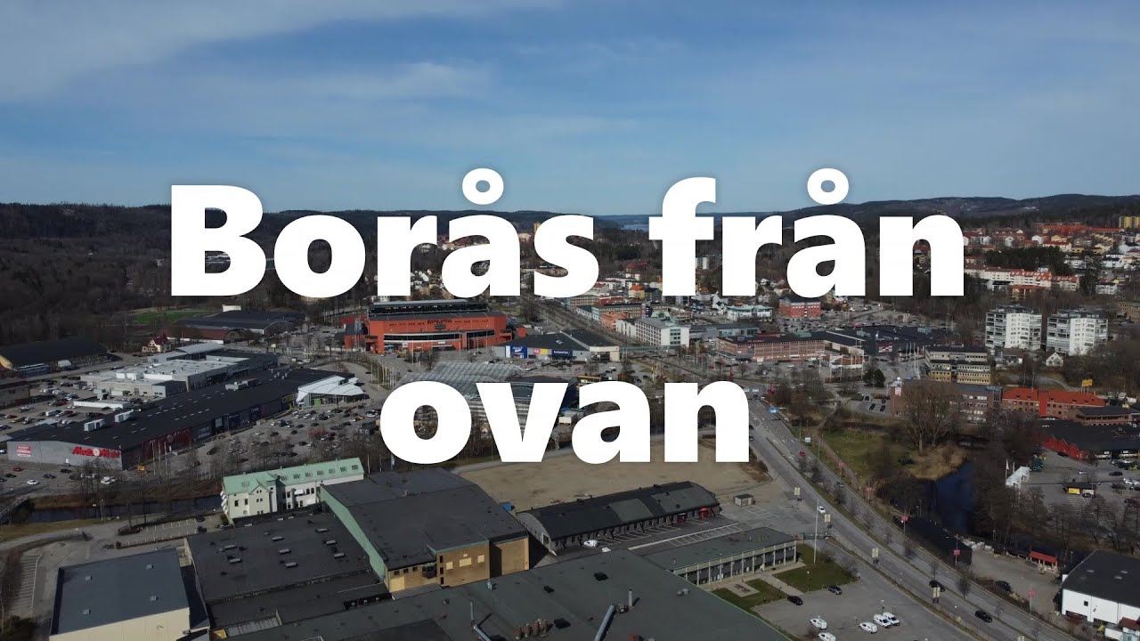 Borås från ovan