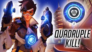 Quadruple Kill Overwatch Tracer Potg