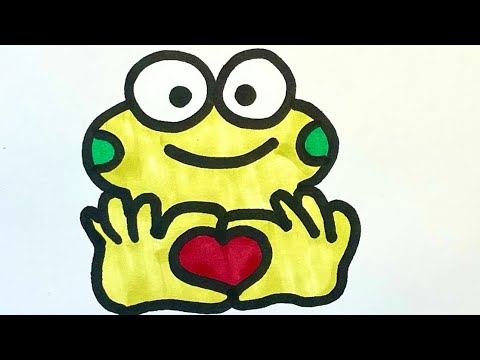 Как нарисовать лягушку