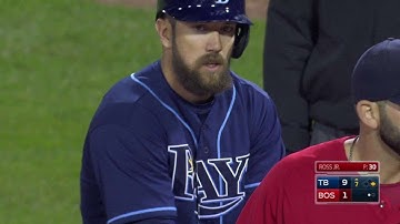 TB@BOS: Souza Jr. scores Miller with single to left