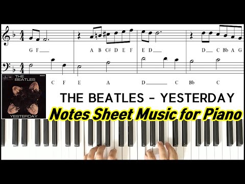 Beatles - Yesterday ピアノPDF | freestyle pianoman | mymusic5