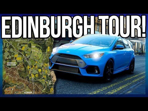 Forza Horizon 4 | Map Tour! Edinburgh, Motorway, Beach Gameplay and More!