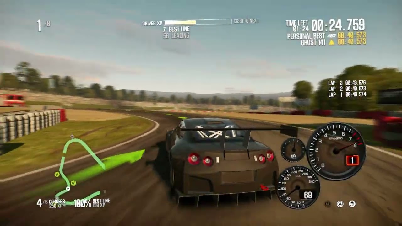 Shift 2 Unleashed/Nurburgring Mullenbach Time Attack with Nissan GTR R35 SpecV Full Works