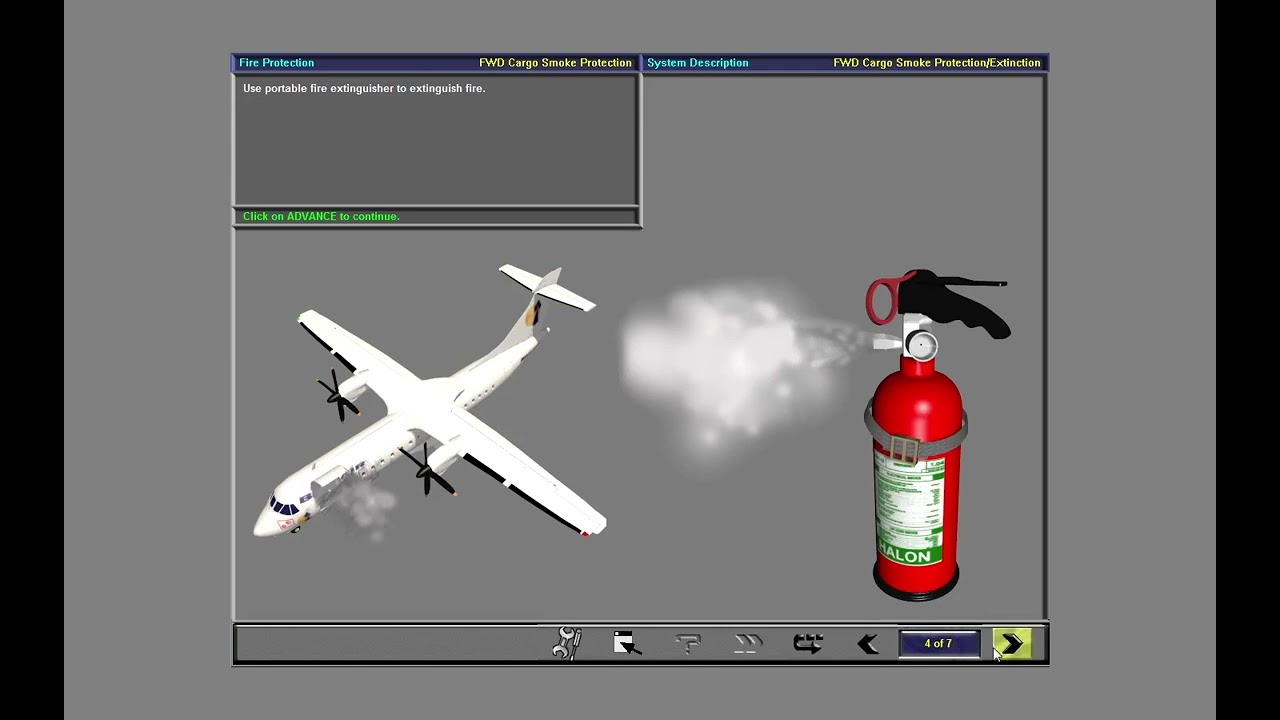 FIRE PROTECTION SYSTEM ATR 42  320