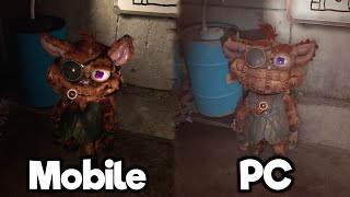 Poppy Playtime Chapter 5 Giblet PC Vs Mobile - Graphics Comparison (Android Version is Fangame)