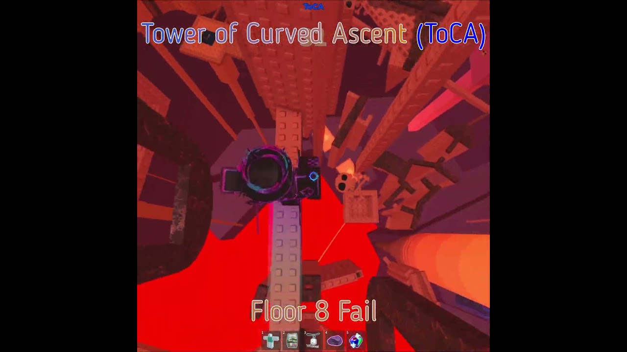 [JToH] [ToCA]Tower of Curved Ascent FLOOR 8 FAIL 2| Jukes Towers of Hell 