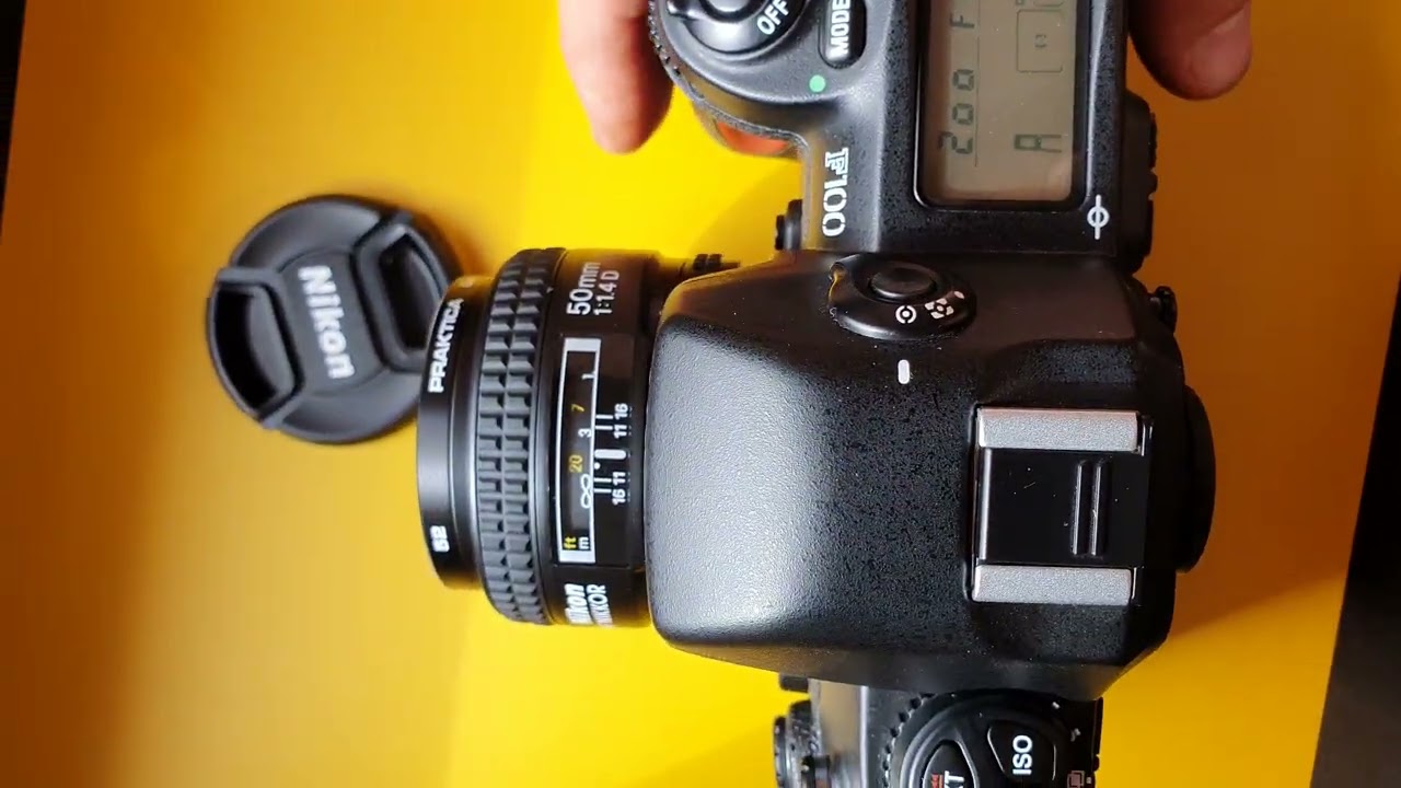 Nikon f100 nikkor 50mm f1.4D - YouTube