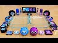 Mixing Makeup Eyeshadow Into Slime! Purple vs Blue Special Series Part 40 Satisfying Slime Video