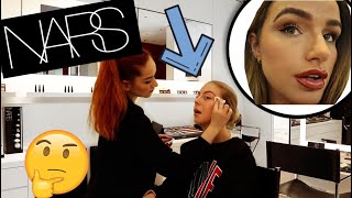 WE GOT OUR MAKEUP DONE AT A NARS COUNTER... | Syd and Ell