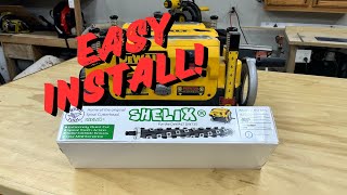 Shelix Replacement Cutter Head for the Dewalt 735 Planer. Quick and easy installation guide.