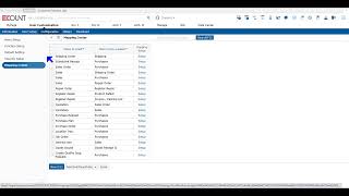 [ECOUNTPractice] UserCustomization - Configuration - Function Setup - Mapping Center