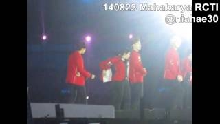 fancam 140823 Mahakarya Rcti super Junior M  Swing without Table