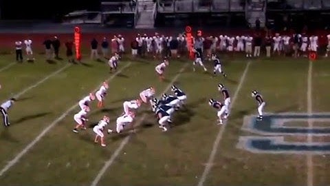 Def End 3-3 Stack Defense vs Down Block (Wrong Arm on Pulling Guard) B