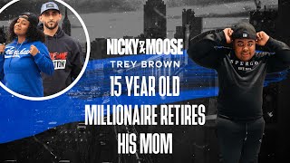 Famous 15 Year Old Millionaire Retires His Mom | Trey Brown | Nicky and Moose Profile