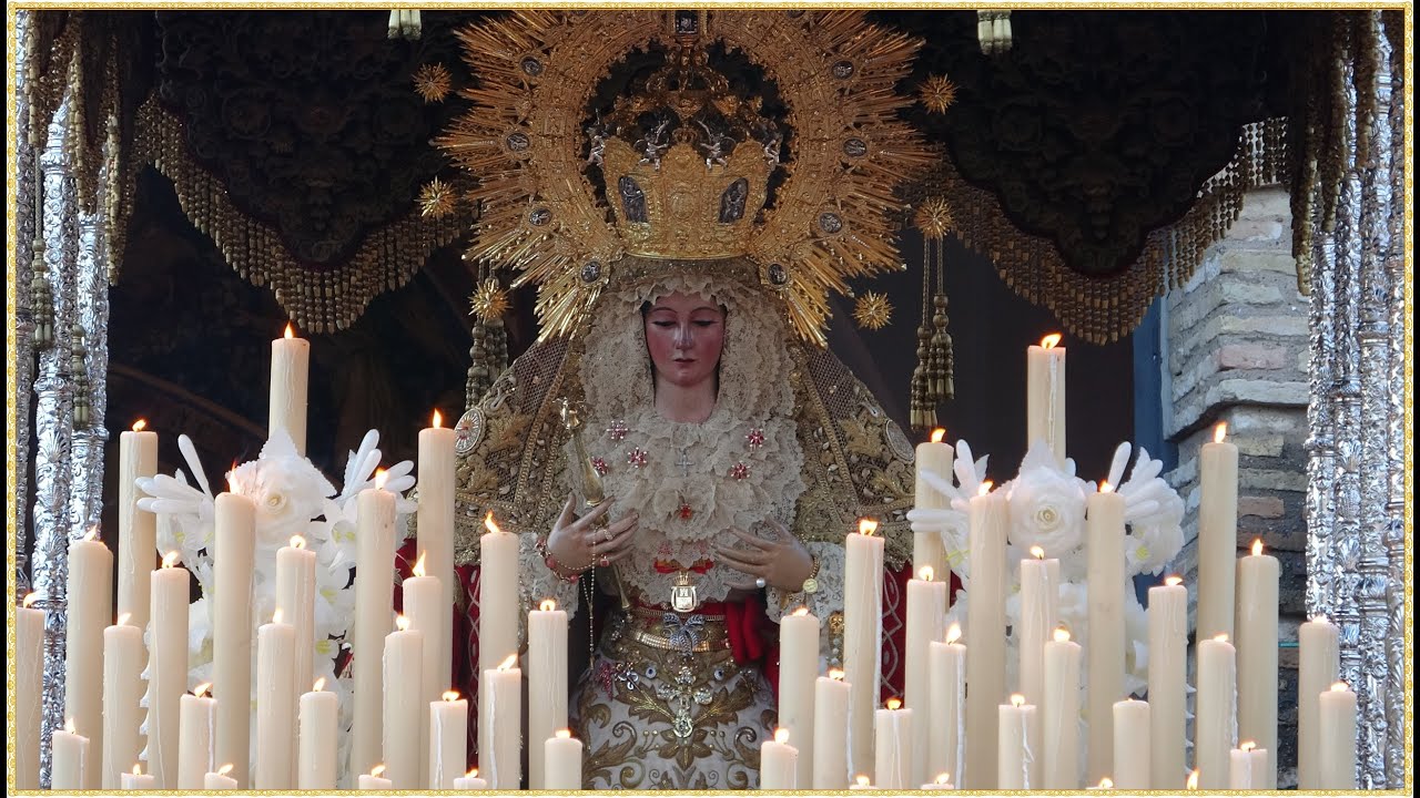 4K  VIRGEN DE LA SOLEDAD - CASTILLEJA DE LA CUESTA 2024 SEMANA SANTA SEVILLA DOMINGO DE RESURRECCIÓN