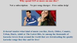 find and download free karaoke songs