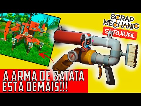 SURRAMOS OS CHEFÕES SÓ NA BATATADA E DESCOBRIMOS NOVOS LUGARES! SCRAP MECHANIC SURVIVAL - CO-OP #09