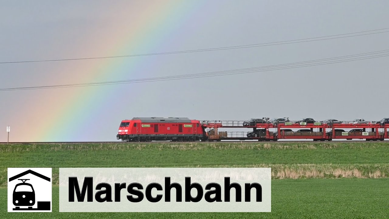 Autoverladung Westerland, Hindenburgdamm und eine Fata Morgana?