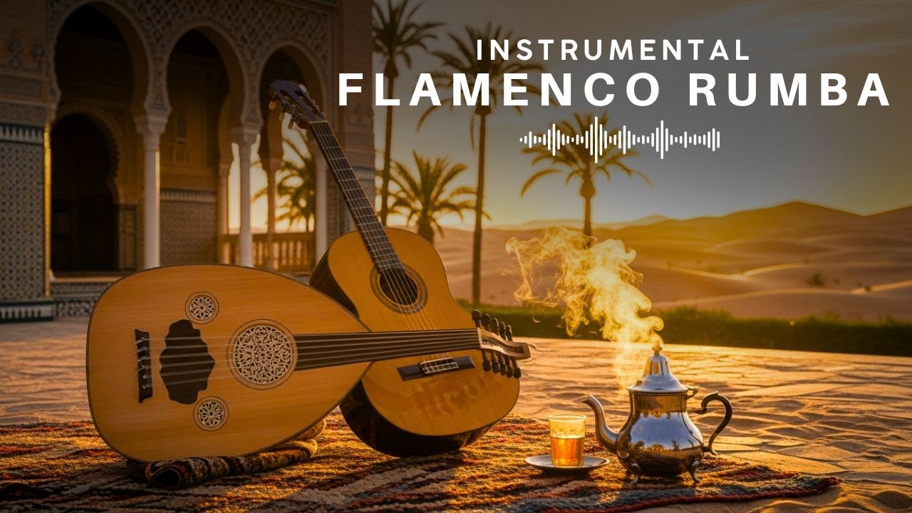 Chill Relaxing Arabic Turkish Instrumental - Spanish Guitar & Arabic Oud