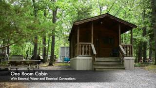 One Room Cabin Rental - Ocean View Resort Campground