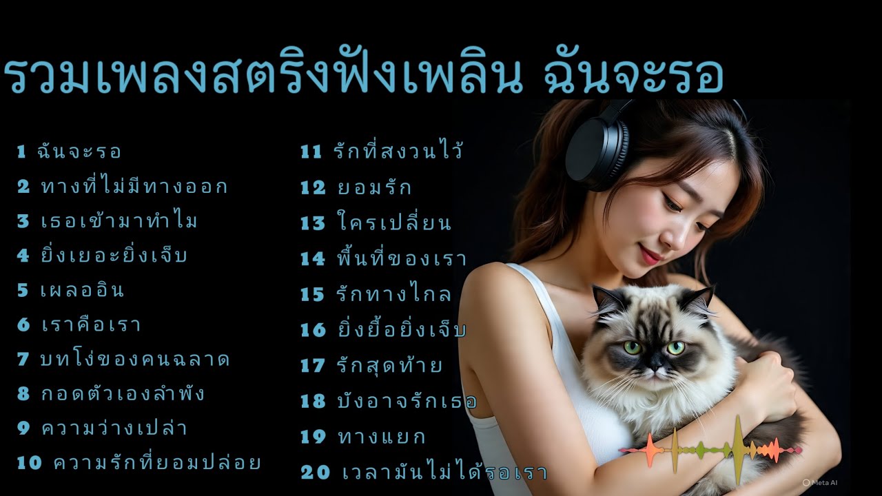 รวมเพลงสตริงฟังเพลิน ฉันจะรอ 
