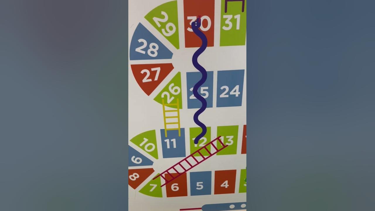 Snake and ladder #snake #ladder #games #indoor #wall #super #awesome